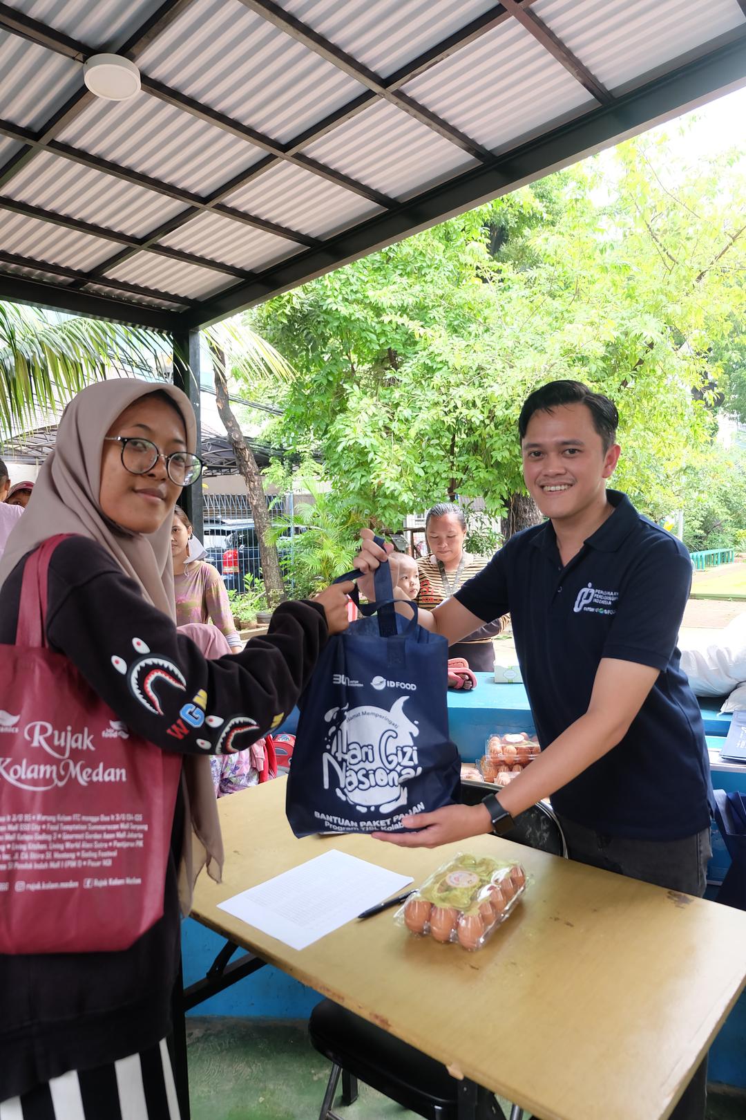 Bantuan Bahan Makanan Bergizi memperingati Hari Gizi Nasional