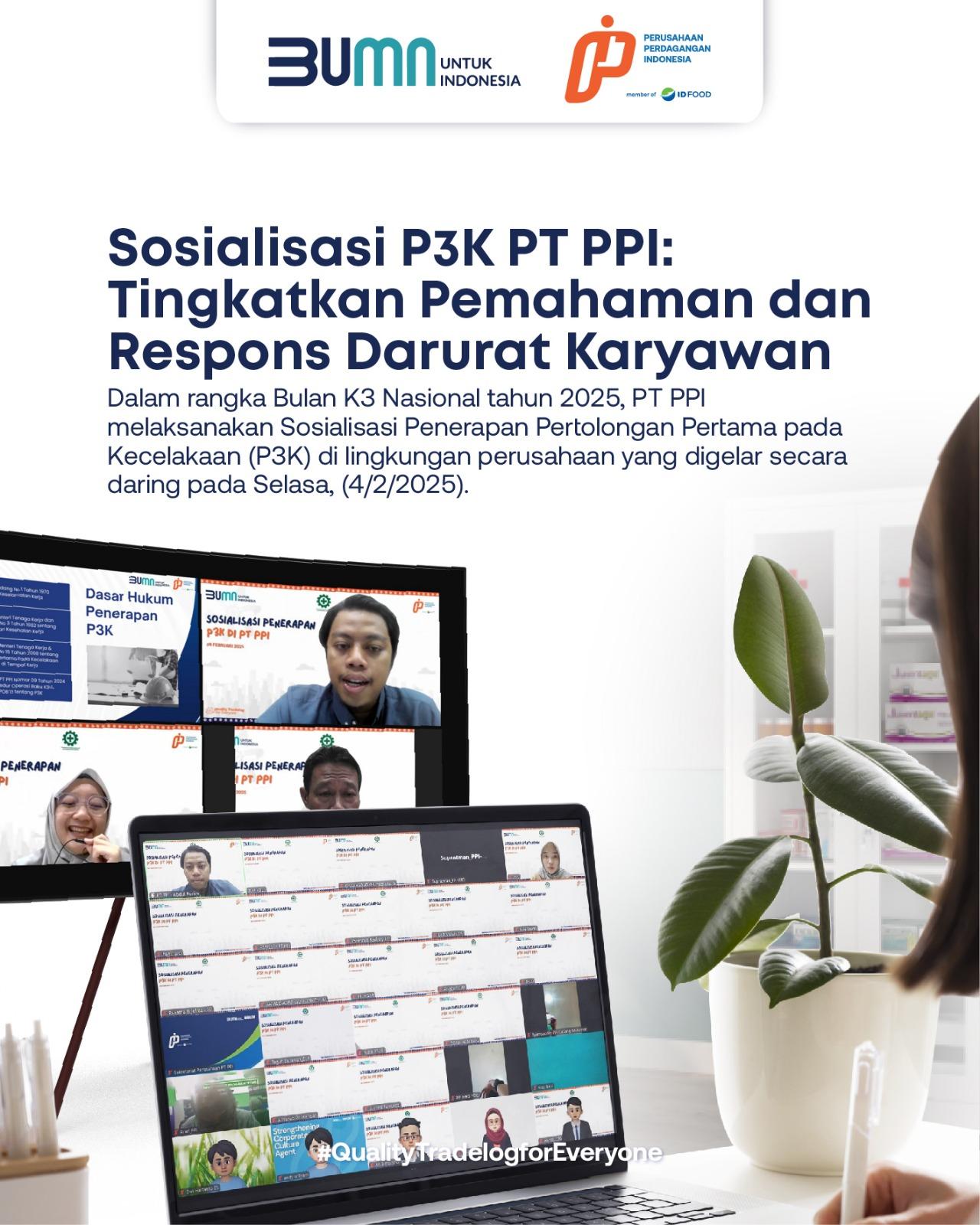 Sosialisasi P3K PT PPI